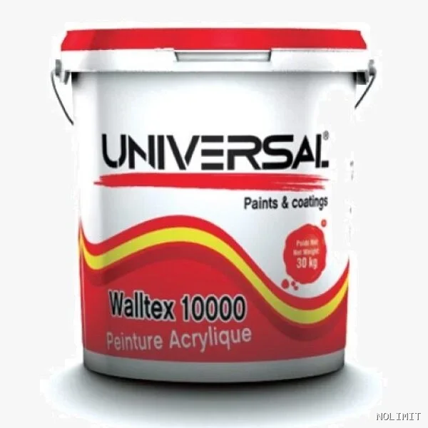 Peinture Acrylique UNIVERSAL Walltex 10000 – Haute Couvrance – Seau de 30 Kg