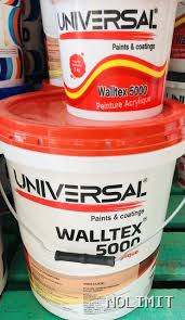 Peinture Acrylique UNIVERSAL Walltex 5000 – Finition Mate & Économique – Seau de 30 Kg