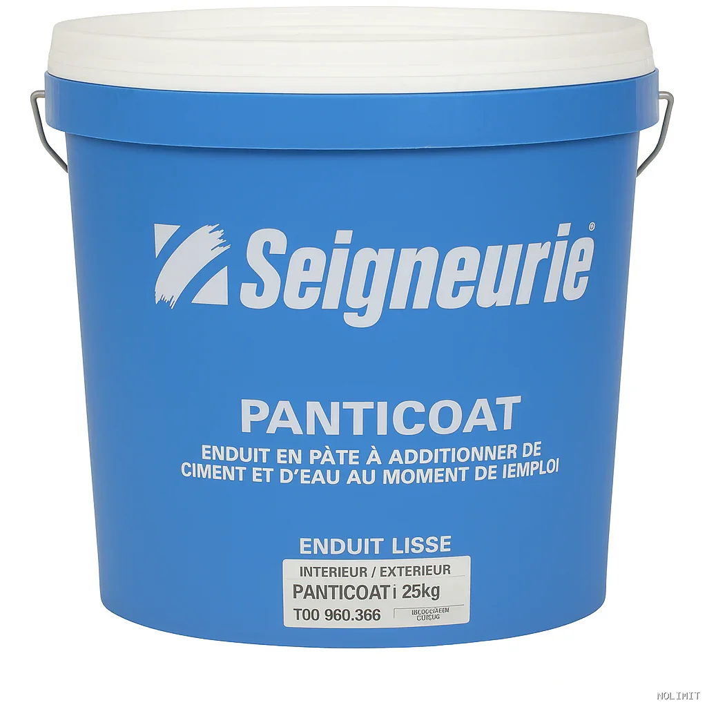 Enduit en Pâte SEIGNEURIE Panticoat – Enduit Lisse Multifonction – Seau de 25 Kg