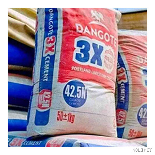 Ciment Dangote 3X 42.5R – Haute Résistance & Séchage Rapide – Sac de 50 Kg