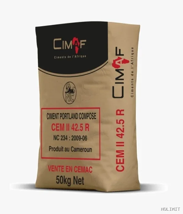 Ciment CIMAF CPJ 42.5 – Haute Résistance & Performance Durable – Sac de 50 Kg