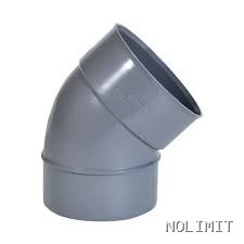 Coude PVC 45° Ø100 – Écoulement Fluide & Anti-Bouchage