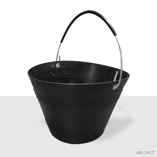 Seau de Chantier 10L Noir – Haute Résistance